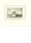 Rademaker, Abraham - Noord poort tot Hoorn met haar Rondeel. Originele kopergravure.