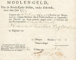 BROEKZIJDER POLDER - Moolen-geld van de Broek-zijder Polder, onder Abkoude, over den Jare 1779.
