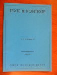 Redaktion - Texte & Kontexte   "Exegetische Zeitschrift"  nr. 50 juli 1991: Um Israel