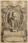 Cornelis Galle I (1576-1650), after Peter Paul Rubens (1577-1640), after Abraham Janssens (c.1575-1632) - [Antique portrait print, engraving, 1632] Portrait of Flemish scholar Justus Lipsius (Portret van Justus Lipsius), published 1632, 1 p.