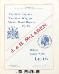 J. & H. McLaren - J. & H. McLaren's catologue of Traction Engines, & Co.