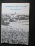 Kempeneers, Paul. - Hoegaardse plaatsnamen. Hoegaarden.
