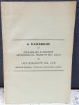 Bholanath, Lala - A Handbook of Maharajah Jaisingh's Astronomical Observatory, Delhi