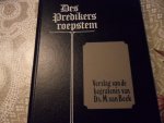 Beek M. van - Des predikers roepstem