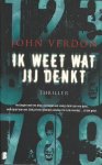 Verdon, John - Ik weet wat jij denkt - thriller
