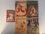 Diverse auteurs - Hans en Grietje; Sneeuwwitje; Assepoester; Roodkapje; De galaarsde kat (5 delen)