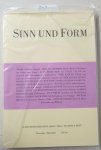 Akademie der Künste (Hrsg.): - Sinn und Form : 68. Jahr : 2016 : 6. Heft : (Neuexemplar, in Originalverpackung) :