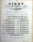 Clapisson, Louis: - Cibby la cornemuse. Opéra comique en trois actes. No. 9bis. Air (Ah! Je ne suis pas fière...), transposé en Sol
