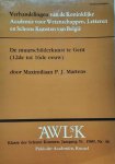 MARTENS Maximiliaan P.J. - De muurschilderkunst te Gent (12de tot 16de eeuw)