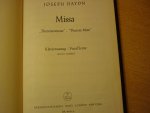 Haydn; Franz Joseph (1732-1809) - Missa B-Dur Hob.XXII:12 "Theresien-Messe" (Urtext) Piano reduction (Editor: Heinz Moehn) Haydn; Franz Joseph (1732-1809) - Missa B-Dur Hob.XXII:12 "Theresien-Messe" (Urtext) Piano reduction (Editor: Heinz Moehn)