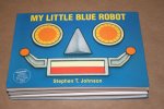 Stephen T. Johnson - My Little Blue Robot  (boek / bouwpakket)
