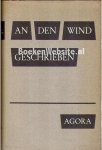 Schlosser, Manfred - An den Wind geschrieben