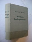 Schultz, Lothar - Russische Rechtsgeschichte von den Anfangen bis zur Gegenwart einschliesslich des Rechts der Sowjetunion