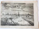 Lodovico Guicciardini (1521-1589) - [Antique print, engraving] Leeuwaerden (Leeuwarden), published ca. 1617.