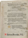 Hasius (Hasium), Adrianus (Adrianum) - Den Geestelycken Alarm, Tot schrick der Godtloosen en troost der Vroomen: met een noodige Lesse, om Godt te soecken terwijl hy te vinden is. Achter aen volgen noch XXVIII Texten, dewelcke cortelyck werden geanaliseert, en met Paginen aengewese...