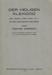 Shepard, Thomas - Shepard, Thomas-Der Heiligen Kleinood