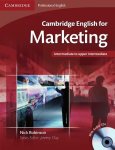 Robinson, Nick: - Cambridge English for Marketing B1-B2 :