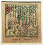 TYTGAT, Edgard - Kermesse flamande. (Originele, gesigneerde kleurenhoutsnede).