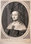 Theodoor Matham (1605/1606-1676), after Johann Spilberg (1619-1690) - [Antique print, engraving] Portrait of Catharina Charlotte of Bavaria-Zweibrücken, published ca. 1650, 1 p.