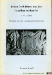 KAMP, W. van de - Johan Derk Baron van der Capellen tot den Pol (1741-1784) Postuum inwoner van de gemeente Gorssel