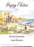 Wanders, Joep - Happy flutes vol.1. 38 easy fluteduets.