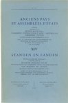  - Anciens pays et assemblées d' états - Standen en landen XIV