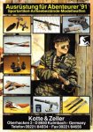 Diversen - Ausrüstung für Abenteurer '91 Sportartikel-Armeebestände-Modellwaffen