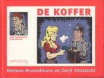 Brusselmans, Herman en Caryl Strzelecki - De Koffer, Boris Vanderhoeven, prive-detective, kleine hardcover, gave staat