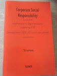Lambooy - Corporate Social Responsibility. Legal end semi-legal frameworks supporting CSR. Developments 2000-2010 and case studies