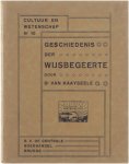 Van Kaayseele - Geschiedenis der wijsbegeerte