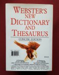 webster - webster's new dictionary and thesaurus: concise edition webster - webster's new dictionary and thesaurus: concise edition