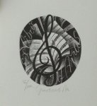 Grootaers, Marianne. - Exlibris voor Jef Arras.