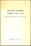 Caprioglio, Serglio - Antonio Gramsci Scritti 1915-1921, gesigneerd