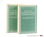 Luis De Leon, Fray / Felix Garcia. - Obras Completas Castellanas de Fray Luis de Leon. Cuarta edicion corregida y aumentada (4. a edicion) [2 volumes].