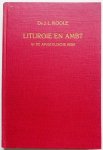 Koole J L - Liturgie en ambt in de apostolische kerk Met krantenknipsel