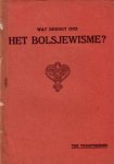 Brandeler, L.P.A. van den, voorwoord, - Wat brengt ons het Bolsjewisme.