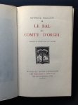 Radiguet, Raymond - Le Bal du Comte d'Orgel    exemplaire No 207