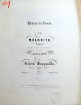 Burgmüller, Frédéric: - Heures de loisir. 12 mélodies favorites faciles et soigneusement doigtées pour le piano. Op. 35. No. 2. Air Italien, No. 3: Air Allemand