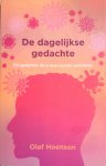 Hoenson, Olaf - De dagelijkse gedachte - 100 gedachten die je leven kunnen veranderen