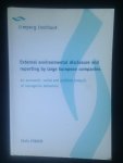 Hibbitt, Chris - External environmental disclosure and reporting by large European companies, An economic, social and political analysis of managerial behaviour, thesis