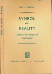 Hamburg, Carl H - Symbol and Reality: Studies in the Philosophy of Ernst Cassirer