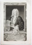 Haid, Johann Jakob (1704–1767) after Huber, Johann Rudolph (1668-1748) - Antique print 1750-1800 | Ioannes Bernoullius / Johann Bernouilli, Swiss mathematician, 5 pp.
