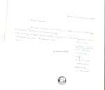 Deprez, Ada - Handgeschreven brief aan A.L. Sötemann.