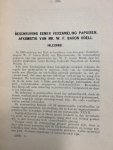  - Beschrijving eener verzameling papieren afkomstig van Mr. W.F. Baron Roell.