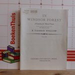 Williams, Ralph Vaughan - Williams, in Windsor forest - a cantata for mixed voices, music adapted from the opera sir John in love