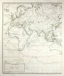 Schraembl, Franz Anton - Generalkarte sämmtlicher Entdeckungen auf den drei großen Weltreisen des Kapit. Jakob Cook
