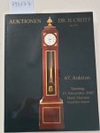 Dr. H. Crott - Auktionshaus: - 67. Auktion : Samstag, 15. November 2003 : Hotel Sheraton, Frankfurt Airport : Spezialauktion Hochwertige Uhren :