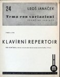 Janácek, L.: - Tema con variazioni zdenciny variace. Piano à 2 ms (rev. Vilém Kurz) (Klavirni repertoir. 24)