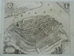 Janssonius, Johannes originele gravure 1657, uitgave De Jonge 1690 - plattegrond stadsplattegrond kaart Alkmaar, Hoorn, Dordrecht