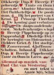 Schmidt, Annie M.G. (tekst) / Westering, Oaul Chr. van (muziek) - Dikkertje Dap en 18 andere liedjes [Zetting: melodie en piano]